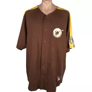 VTG 00s NIKE STITCHED Authentic TONY GWYNN San Diego Padres THROWBACK JERSEY XL - Picture 1 of 10