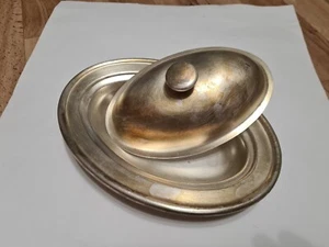 Raro plato de cuproníquel soviético vintage con tapa MNC Fazan Kolchugino URSS años 60 - Imagen 1 de 14