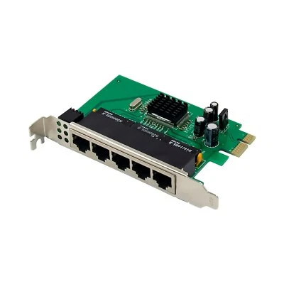 ST-JY 5 Port RJ45 Network Switch PCIe Fast Ethernet 100Mbps Switch Board card - Image 1 of 4