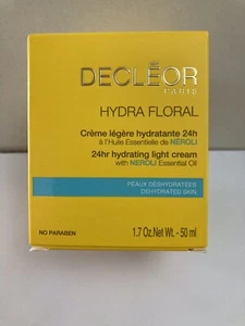 decleor hydra floral 24 hr moisture Hydrating light cream...50ml New Sealed - Picture 1 of 2