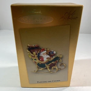 2004 Hallmark Keepsake Ornament Club Exclusive 'Plotting The Course' NIB MINT - Picture 1 of 4