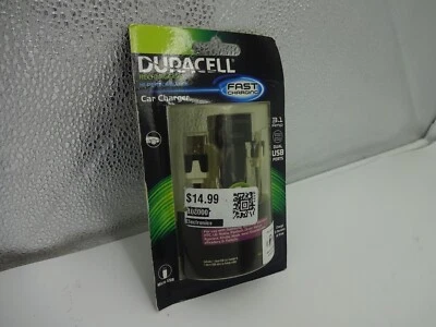 Duracell PRO198 3.1 Amp Dual USB Car Charger With Micro USB Cable New Sealed (LY - Image 1 of 3