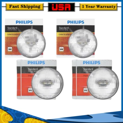 Bombilla halógena Philip 4 piezas haz alto/bajo para Buick Gran Sport Foto 1 de 4