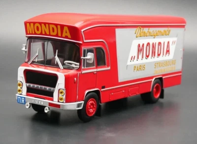 1/43 BERLIET GKB6 DEMENAGEMENTS MONDIA REMOVALS VAN/TRUCK STRASBOURG FRANCE 1959 - Image 1 of 4