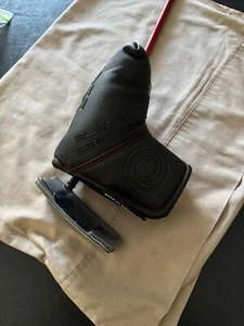 NEW ODYSSEY WHITE HOT BLACK SERIES DOUBLE WIDE DW JV RH 34in PUTTER HEADCOVER - Picture 1 of 12
