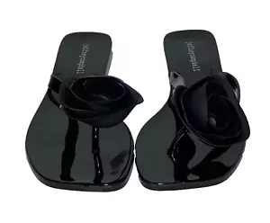 Jeffrey Campbell Women's So-Sweet Jelly Slide Sandal Black Rose Size 8 - Picture 1 of 6