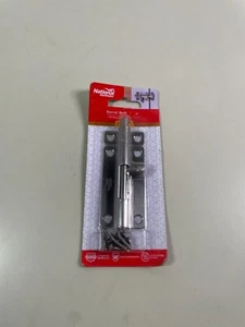 National Hardware 4" Barrel Bolt N348-284 - Picture 1 of 6