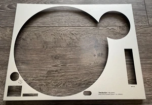 Technics SL-1200 MK2 Satin Silver Faceplate Cover & Screen Printing - Picture 1 of 6