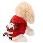 Windproof Pet Christmas Clothes Cat Dog Outfit Cute Keep Warm Gift Santa Claus