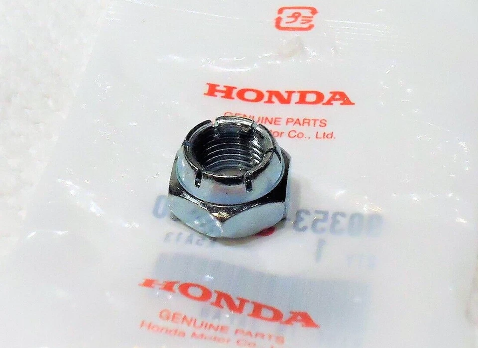 Genuine Honda 12mm Swingarm Pivot Bolt Nut Elsinore Cr125 M Mt125 R Mr175 OEM