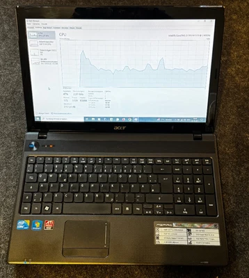 Laptop Acer Aspire 5742G 15,6", 8GB RAM, 128GB SSD, WLAN, ATI HD 5470 - Bild 1 von 4