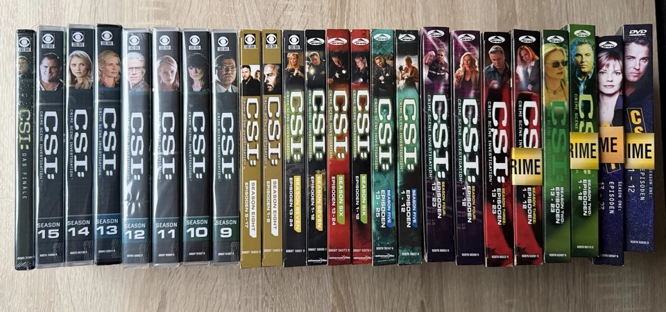 CSI Las Vegas - Komplette Serie Staffel 1-15 + Finale  Dvd Teilweise Neu + OVP - Bild 1 von 1