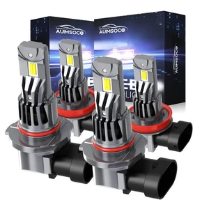 For 2019 2020 2021 Silverado 1500 WT Custom Trail Boss 6000K LED Headlight Bulbs - Picture 1 of 21