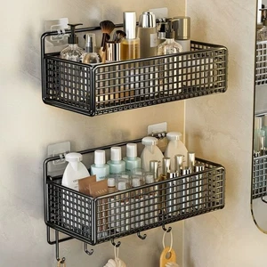 1Pcs Suspension Type Bathroom Organizer Wall Mount Storage Rack - Picture 1 of 18