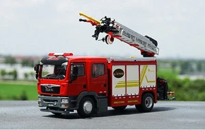 Camión mayor de rescate JIEDA FIRE 1:43 modelo fundido a presión - Imagen 1 de 6
