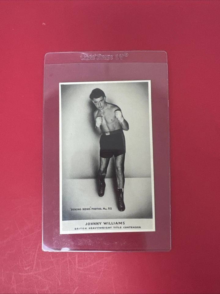 Boxing News Photos No.52 Johnny Williams British Heavyweight Contender - Image 1 of 2