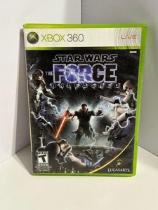 Star Wars: The Force Unleashed (Xbox 360) - Estuche agrietado - Imagen 1 de 6