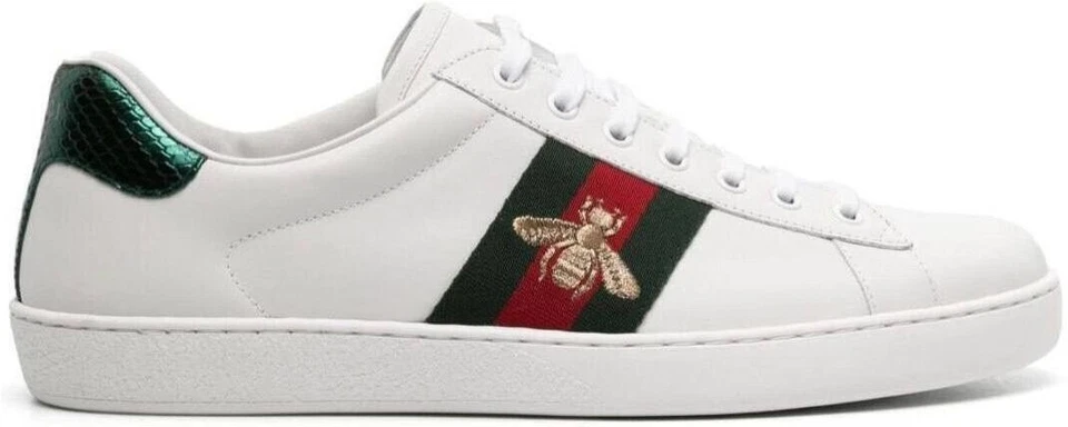 Size 6.5 - Gucci Ace Embroidered Bee W