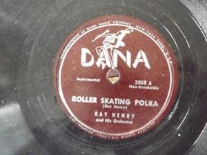 10" 78 RPM-Ray Henry-Roller Skating Polka/Barrel of Fun Polka/Dana 3008 A - Picture 1 of 4