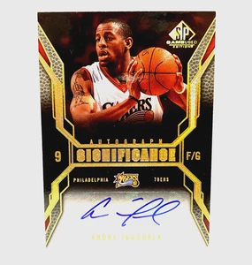 2007-08 SP Game Used Andre Iguodala Significance Auto 76ers - Bild 1 von 2