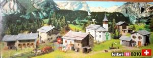 HO KIBRI 8010 SWISS VILLAGE BUILDINGS KIT - Picture 1 of 1