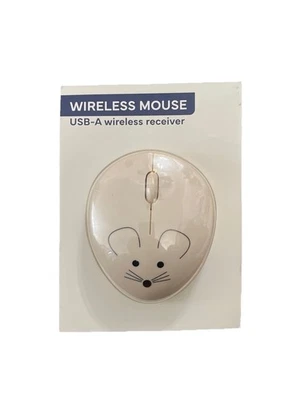 Vivatar - Wireless Mouse - USB-A Receiver - Cute - Shaped Like Mouse - Image 1 of 4