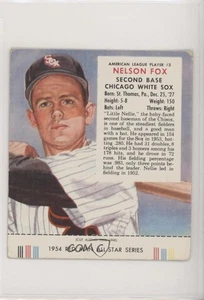 1954 Red Man Tobacco All-Star Team Serie de la Liga Americana Nellie Fox #3 Salón de la fama - Imagen 1 de 3