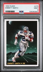 1992 Fleer Emmitt Smith Pro Visions Card PSA 9 Mint #475 Low Pop! - Bild 1 von 2