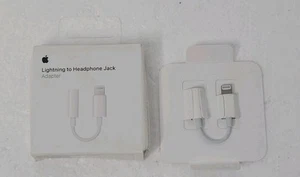 OEM Apple Lightning to Headphone Jack AUX Adapter For iPhone NEW OPEN BOX - Zdjęcie 1 z 4