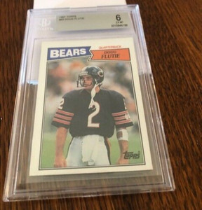 1987 Topps Doug Flutie BGS 6 EX-MT