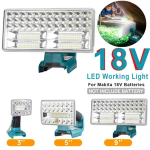 3''5'9' LED Work Light for Makita 18V Li-ion Battery Outdoor Portable Flashlight - Picture 1 of 14