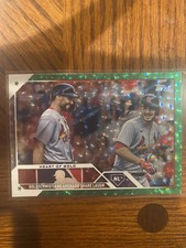 2023 TOPPS UPDATE GREEN FOILBOARD 75/499 GOLDSCHMIDT & ARENADO CARDINALS #US147