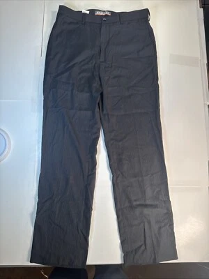 Pantalones de vestir Farah para hombre calce moderno a rayas negras 32 x 32 MUY BONITOS Foto 1 de 4