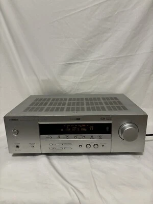Yamaha Htr 5930SL 5.1 Channel Digital Home Theater Receiver Silver  TESTED - Image 1 of 4