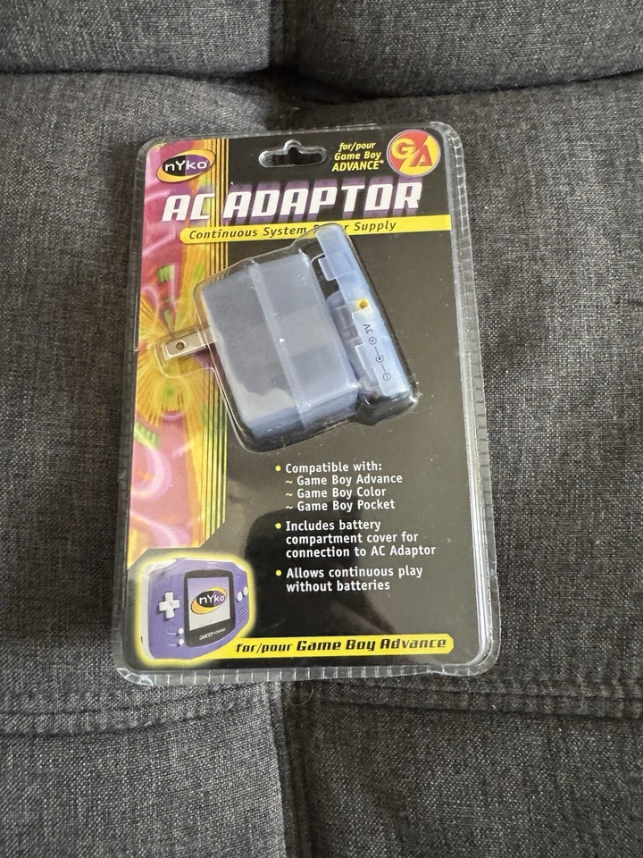 NEW/SEALED - Nyko AC Adapter for Gameboy Advance-Game Boy Color-Game Boy Pocket - Image 1 of 2