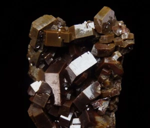 ¡VANADINITA raros cristales de color marrón-rojo! MARRUECOS Mibladen /pk340 - Imagen 1 de 10