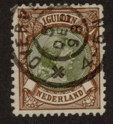 Netherlands Scott 52 Used - CV 20$ - Image 1 of 2
