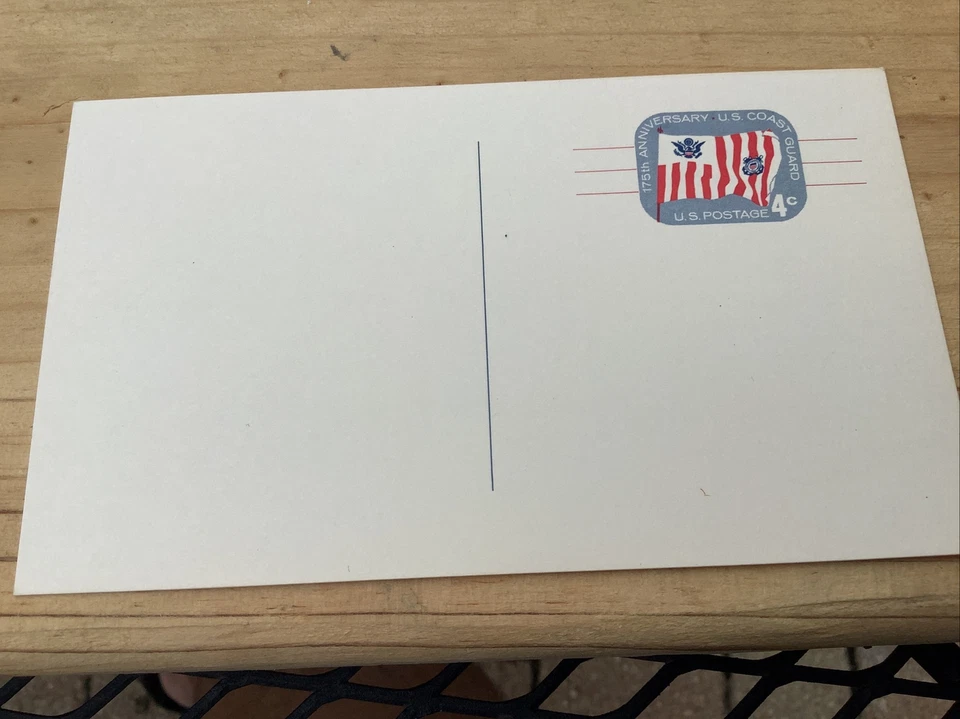 US Scott UX52. Coast Guard Flag. Postal Cards. MNH. 1965 - Image 1 of 1