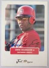 2004 Just Minors Edwin Encarnacion RC Auto Chattanooga Lookouts #26