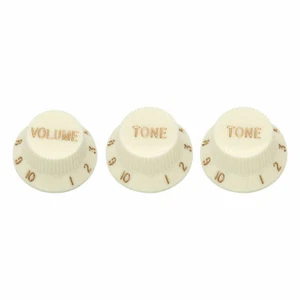 NEW 3 Boutons cream STRATOCASTER hat - volume + 2 tons - guitare strat - Bild 1 von 1