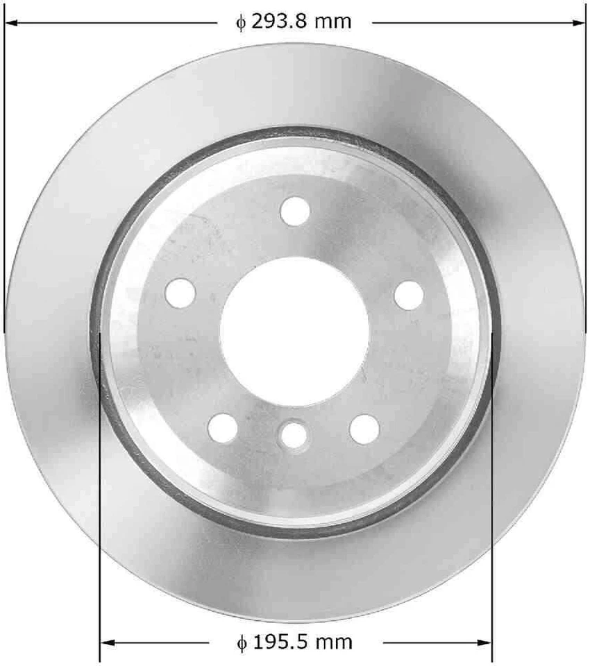 Rotor de freno de disco-Rotor de freno premium Bendix PRT5873 se adapta a BMW 325xi 2001 Foto 1 de 3