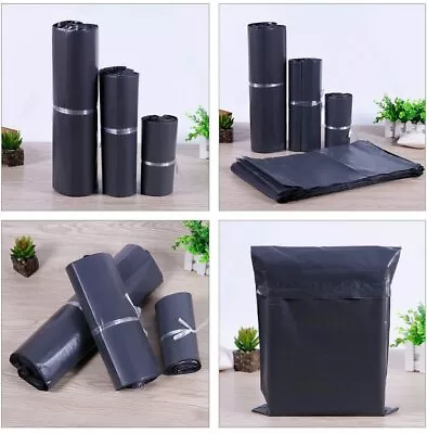 STRONG Grey Mailing Bags Post Mail Postal Poly Postage Self Seal ALL SIZES CHEAP • 1.20£