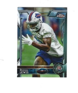 LOT OF 15 2015 Topps Chrome #126 Dezmin Lewis RC Cards Buffalo   BILLS - Picture 1 of 1