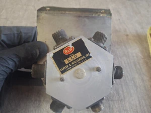 5-Position Coax Antenna Switch B&W Barker & Williamson model 550-A - Picture 1 of 9