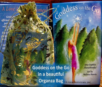Goddess On the Go Oracle Cards Tarot Deck Affirmations + Bag Melissa Harris NEW