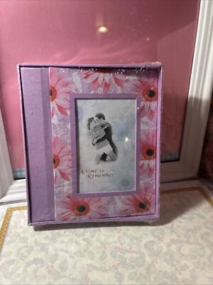 Special Moments Photo Album 4 x 6 Beautiful Floral Pink Pattern 24 Pages Journal - Image 1 of 4