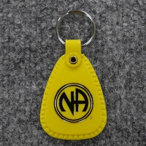 Narcotics Anonymous Key Tag Yellow 9 Months Clean Time NA Keytag Keychain JFT - Picture 1 of 7
