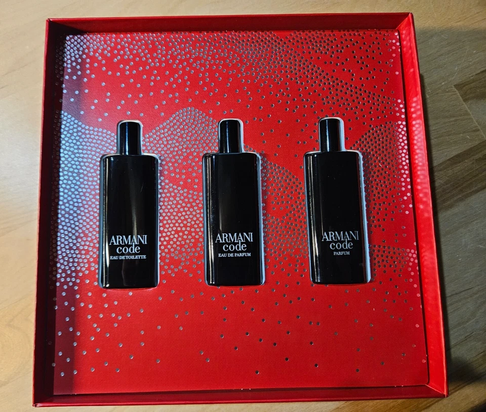 Giorgio Armani Beauty para hombre 3 piezas Armani Code Fragrance Discovery Set #J1-2 Foto 1 de 4