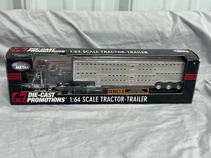 Kenworth W900 White Black Silver Top Livestock Triple Axle 1:64 DCP NIB 31186 m - Picture 1 of 10