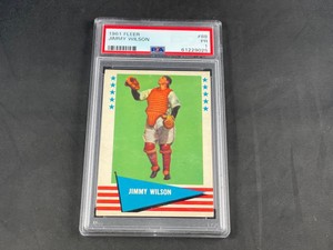 1961 FLEER BASEBALL JIMMY WILSON #88 ST LOUIS CARDINALS GRADED PSA 1 PR